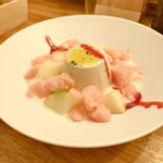 創作料理Ryota  - ●アールグレイパンナコッタと完熟もものスープ仕立て