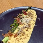 メゾン ケイ - グリーンアスパラの炭火焼き