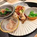 心一 - 前菜の盛り合わせ