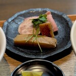 らぁ麺 紫陽花 - 美味しいトッピング達(^｡^)