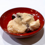 うを徳 - 2025.7 佐島産鰹（かつお）藁焼き大蒜醤油 長崎産くらげ 湯葉 青森産長芋とろろ