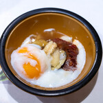 うを徳 - 2025.7 北海道産ニタリクジラ尾の身と水茄子の実山椒餡ユッケ