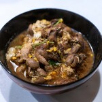 うを徳 - 2025.7 やっぱりキモが好き（三河一色産養殖新仔うなぎ、うなぎの肝、三つ葉、玉子閉じ）