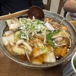 鳥忠食堂 - 野菜あんかけラーメン