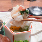 和食杜 侑 - 鱧のモロヘイヤとろろがけ