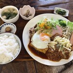 サンタローサ - ◉ ツインハンバーグランチ (特別メニュー) ¥1,100-