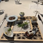 309763710 - 「八寸」に見立てたアミューズ。