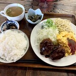 サンタローサ - ◉ タイムランチ コロッケ定食 ¥600-