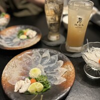 泳ぎとらふぐ活蟹料理 あじ平 曽根崎 - 