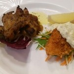Rengatei - 鶏肉のカレーソテー＆白身魚のフライ(lunch) H26.9