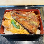 かつ庵 - 料理写真:玉子とじかつ重＆うな重♡夢のコラボレーション