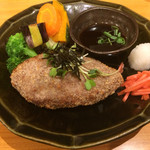 ガーベラキッチン - 特製黒酢ダレのハンバーグ