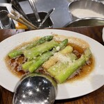anima - アスパラガスの焦がしバターソース
