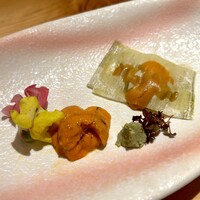 咲夜島 - 雲丹と昆布締め食べ比べ