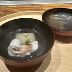 温石 - 花鯛と冬瓜の碗　慈悲深い椀物
