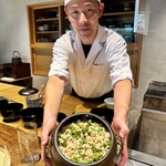 温石 - 甘長唐辛子と鱧ご飯　おかわりしました