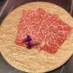 和牛焼肉 伍感 - 松坂牛 焼きしゃぶ ①