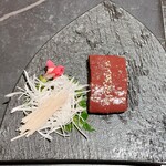 和牛焼肉 伍感 - 新鮮レバーの炙り刺し①