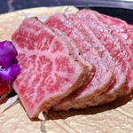 和牛焼肉 伍感 - 松阪牛のタタキ③