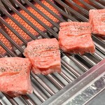 和牛焼肉 伍感 - 特選厚タン塩④