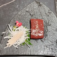 和牛焼肉 伍感 - 新鮮レバーの炙り刺し①
