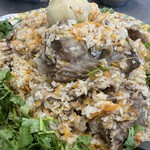 館山美食倶楽部 - (8)南ウイグル カシュカル式ポロ（ラム首肉とレーズンの炊き込みご飯）