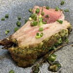 館山美食倶楽部 - (7)フランス産ラムチョップの香草パン粉バター焼き