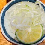 つけそば 神田 勝本 - ねぎとすだち