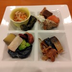 富貴ずし 飾西店 - 前菜盛り合わせ990円税込