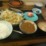 お食事処 中道 - 肉野菜炒め定食