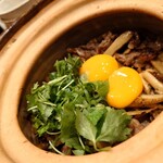 酒ト飯 ヤマダ - 和牛と牛蒡の釜飯