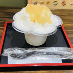 かんすけ - みるくももかき氷500円