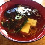 2014年8月：地魚フライ定食(\850)のおすまし