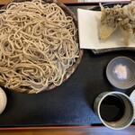 こそば亭 - きのこ天ぷら付き