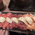 炭火焼肉 康 - 焼肉定食大盛(2人前)