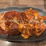 炭火焼肉 康 - ホルモンミックス小