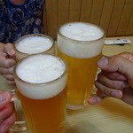 ととや - 生ビールで乾杯