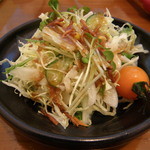 くちなし亭 - 【2012.7.11】ソースカツ丼ランチのサラダ