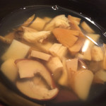 日本料理 太月 - 天然きのこのお椀