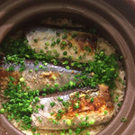 日本料理 太月 - 秋刀魚の土鍋ご飯