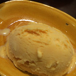 日本料理 太月 - 抹茶のムース黒蜜・キャラメルのアイス・泡ぜんざい