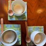 蔵元ごはん&カフェ 酒蔵 櫂 - 日本酒のアイス(ドライバーもOK)