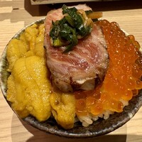 焼うお いし川 - ウニいくら丼