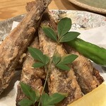 海鮮料理と酒 いくひさ - メヒカリの唐揚げ　白身の深海魚です　旨い◎