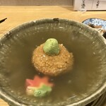 海鮮料理と酒 いくひさ - 蓮根まんじゅう◎