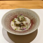 みえ田 - 鮑の冷製しゃぶしゃぶ　冷汁仕立て