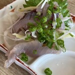 釣宿酒場 マヅメ - トビウオ たたき