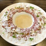 ピッツエリアバール　CACTUS　D'ORO - ・牛タンポルチーニクリームフォンジュ