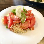 ピッツエリアバール　CACTUS　D'ORO - ・ツナとフルーツトマトの冷製生パスタ（乾麺に変更）