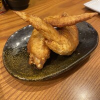 里葉亭 - 手羽先　カラッと揚げてタレ味